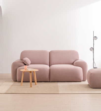 [타임특가/쿠션 2개 증정] 벨루가 3인 패브릭 소파